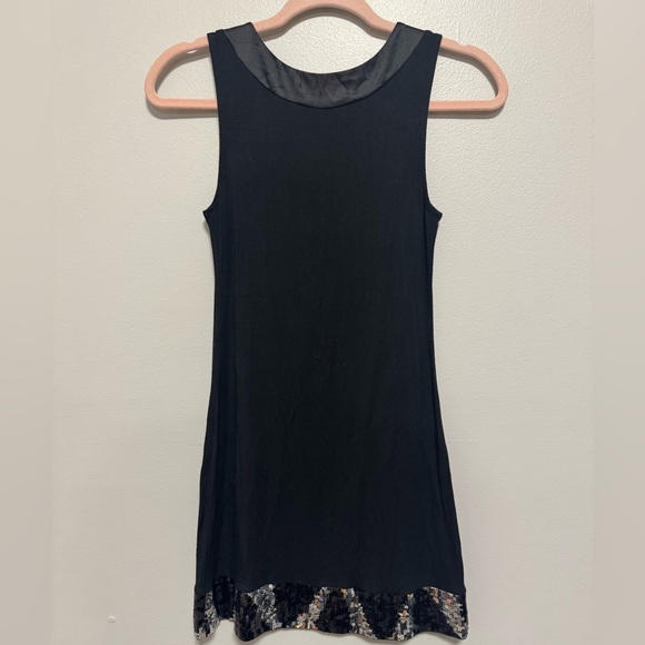 Express Y2K Black Sequin Club Party Dress - Picture 2 of 8